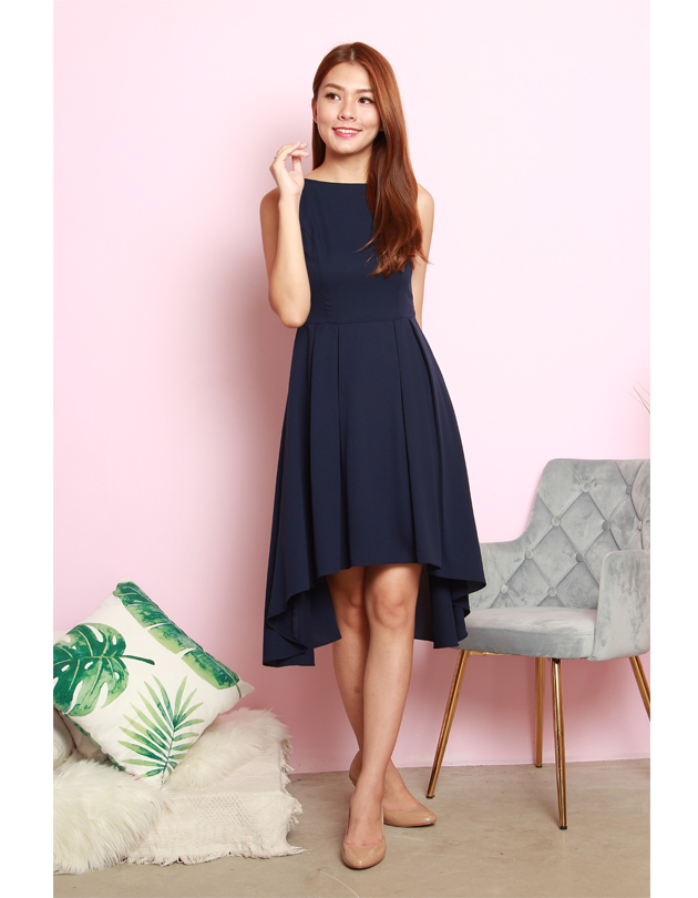 Summer Dress in Navy Blue